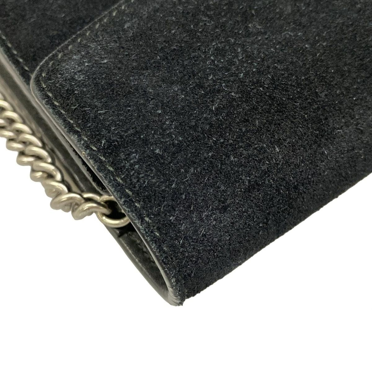 Gucci Wallet Dionysus Black Chain Strap Removable Shoulder — view 8