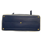 Saint Laurent Handbag Muse to Dark Navy Ivory Leather — view 5