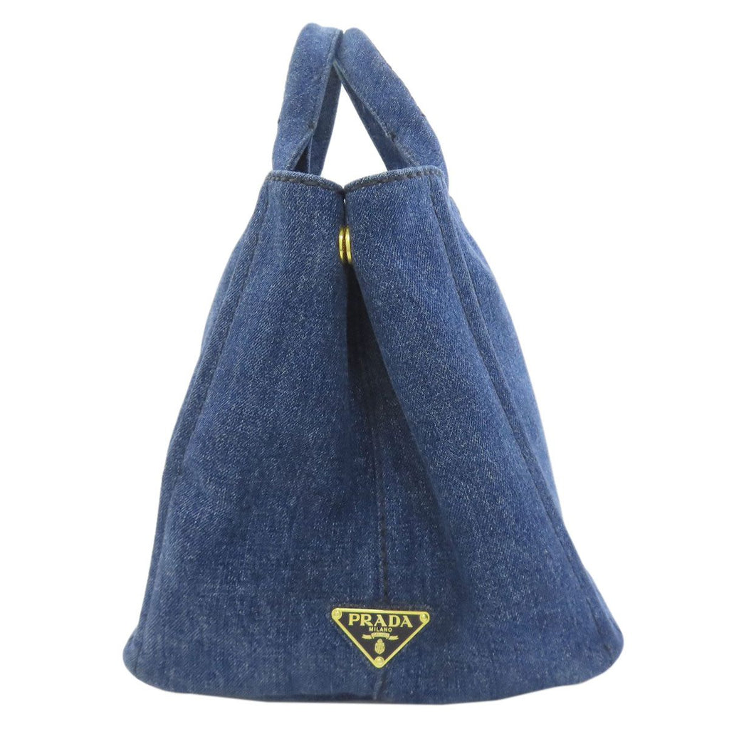 Prada Canapa 2-Way Handbag Denim — view 3