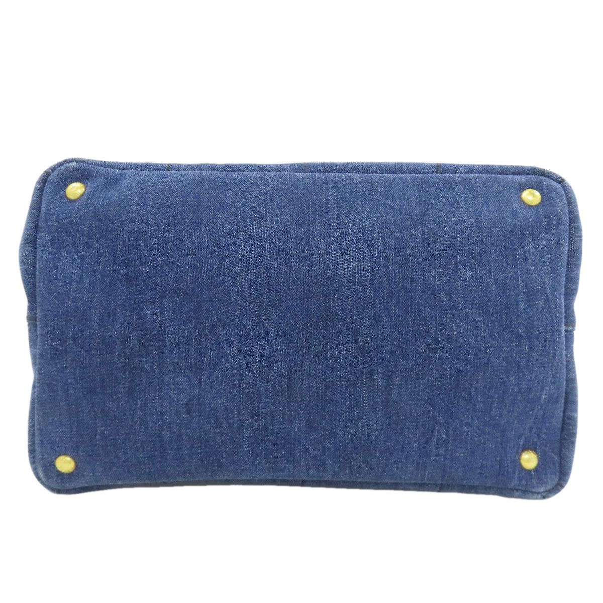 Prada Canapa 2-Way Handbag Denim — view 4