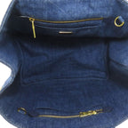 Prada Canapa 2-Way Handbag Denim — view 5