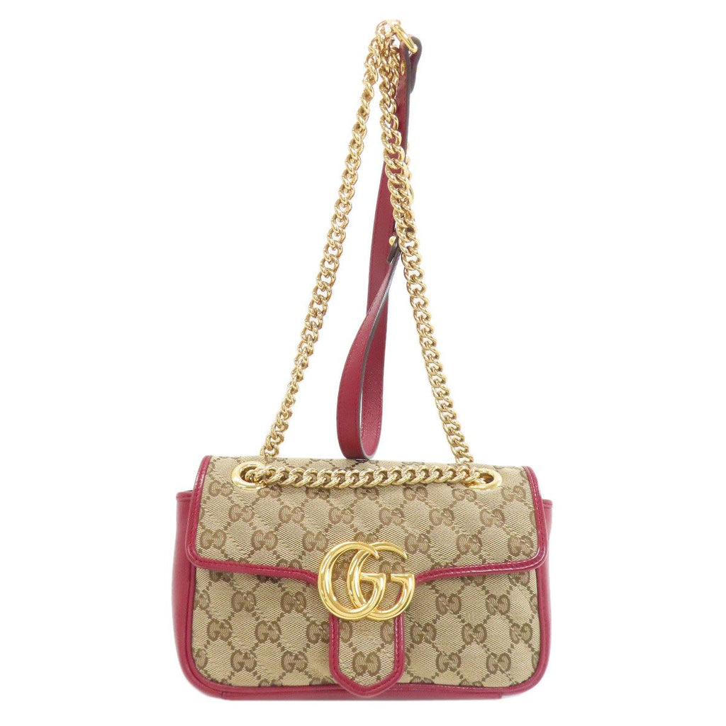 Gucci GG Marmont Shoulder Bag Canvas Calf