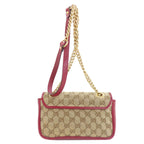 Gucci GG Marmont Shoulder Bag Canvas Calf — view 2