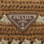 Prada Canapa Handbag Raffia — view 8
