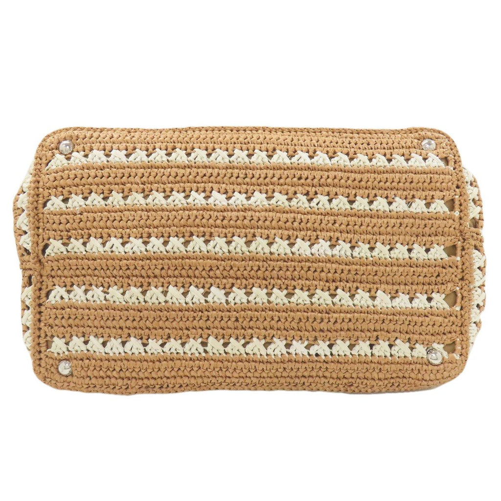 Prada Canapa Handbag Raffia — view 4
