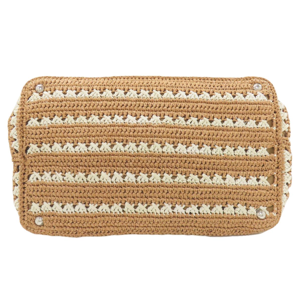Prada Canapa Handbag Raffia — view 4