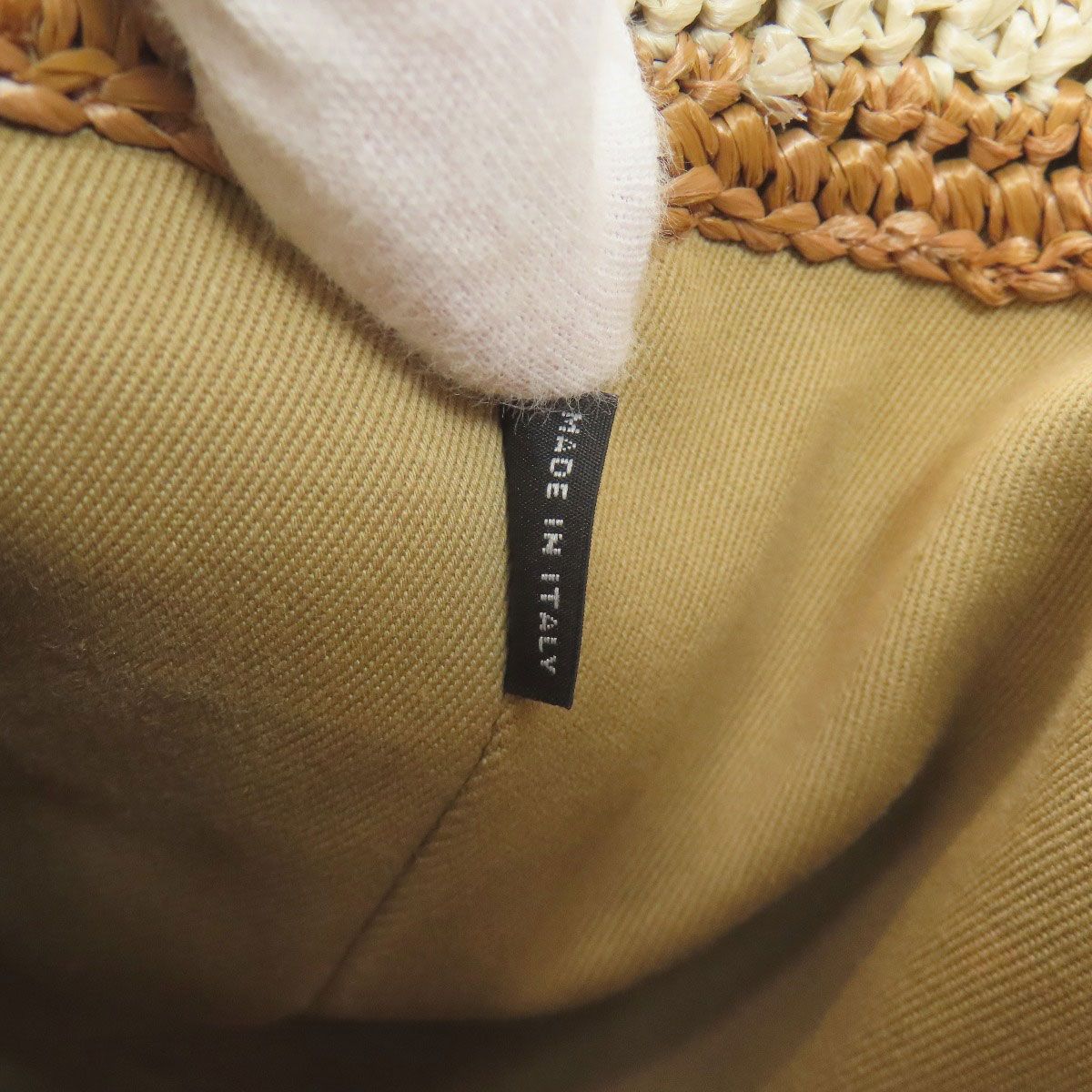 Prada Canapa Handbag Raffia — view 7