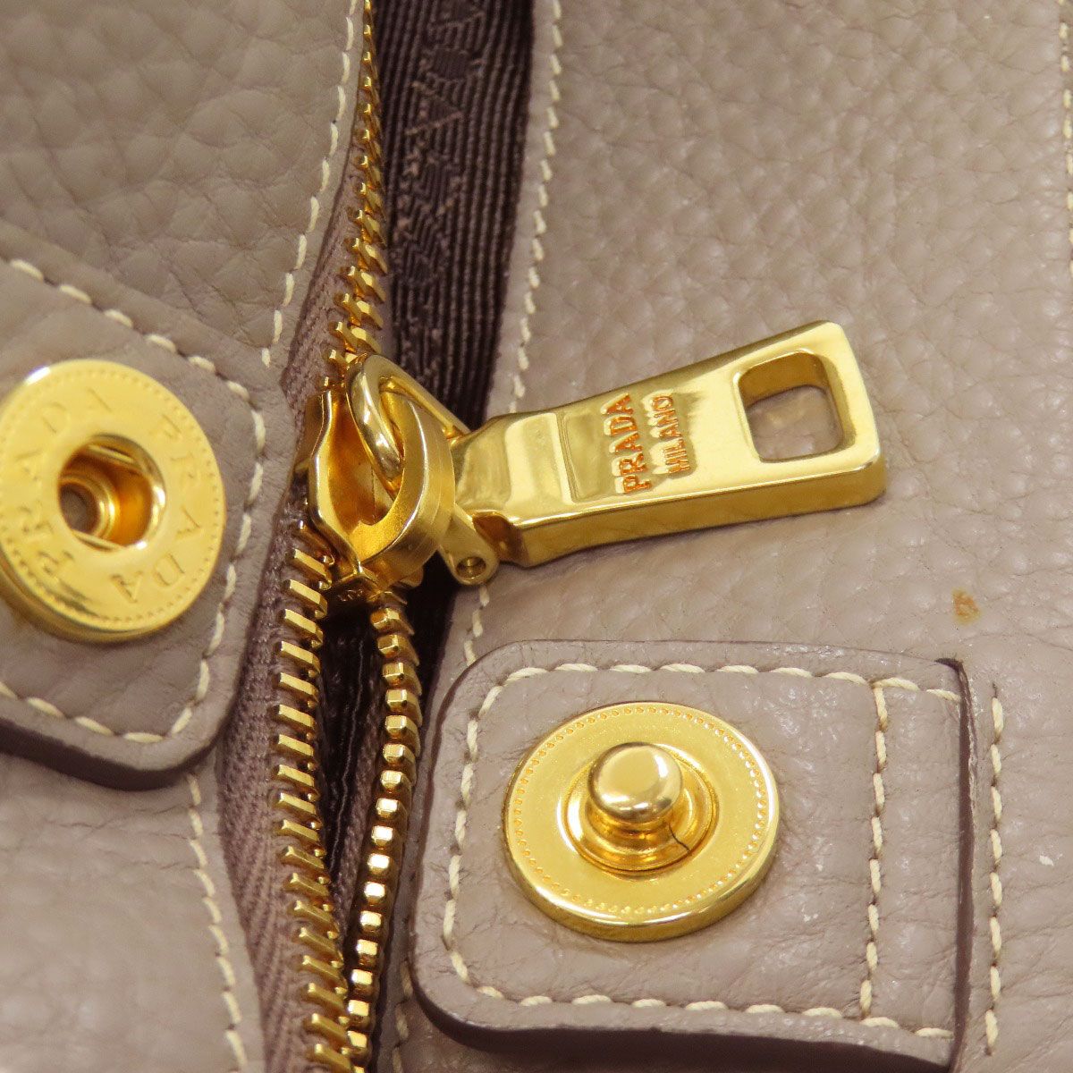 Prada Logo Tote Calf — view 8