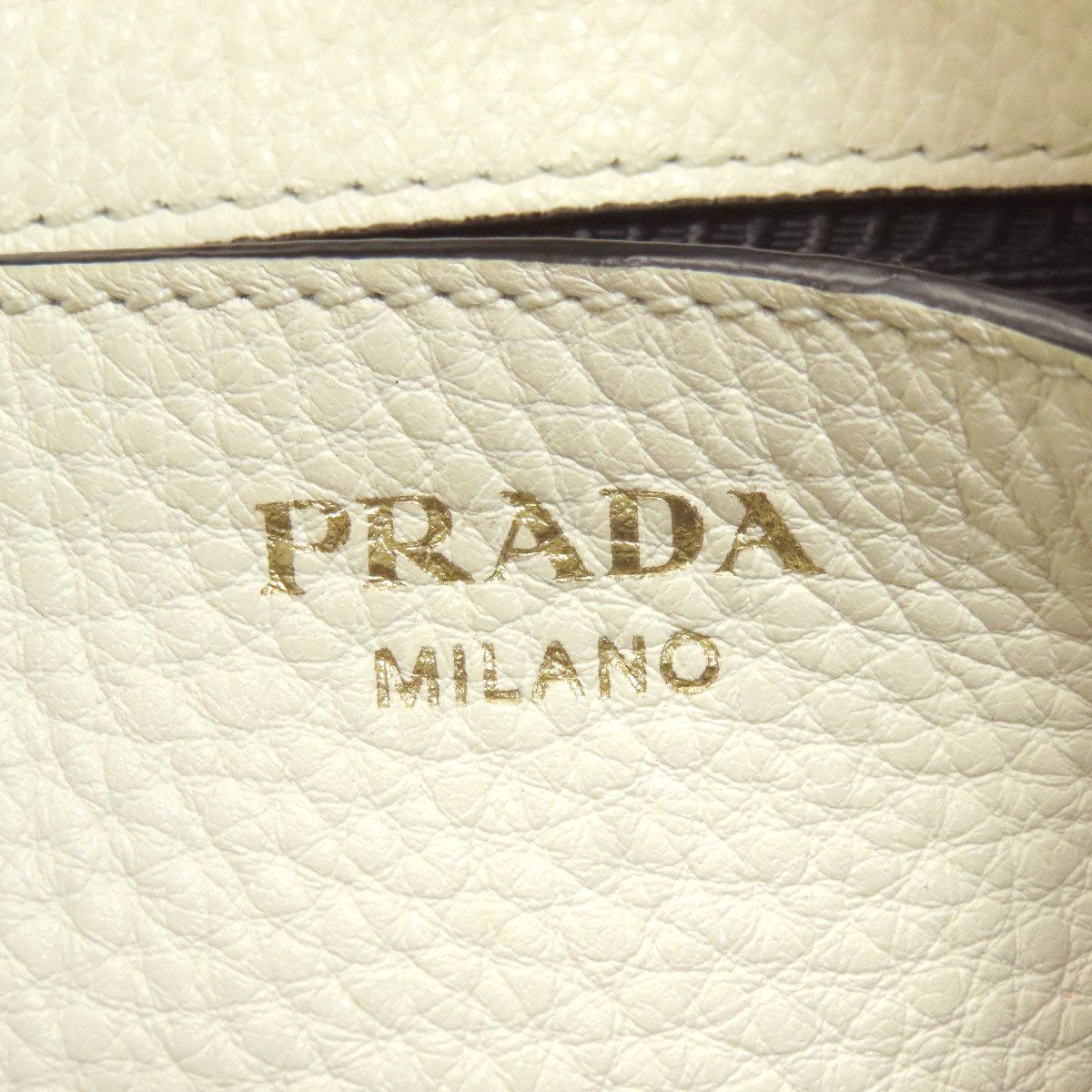 Prada Logo Shoulder Bag Calf — view 6
