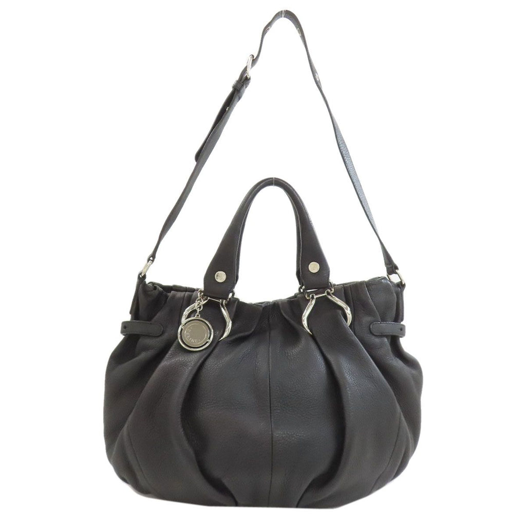 Celine Pillow 2-Way Handbag Leather