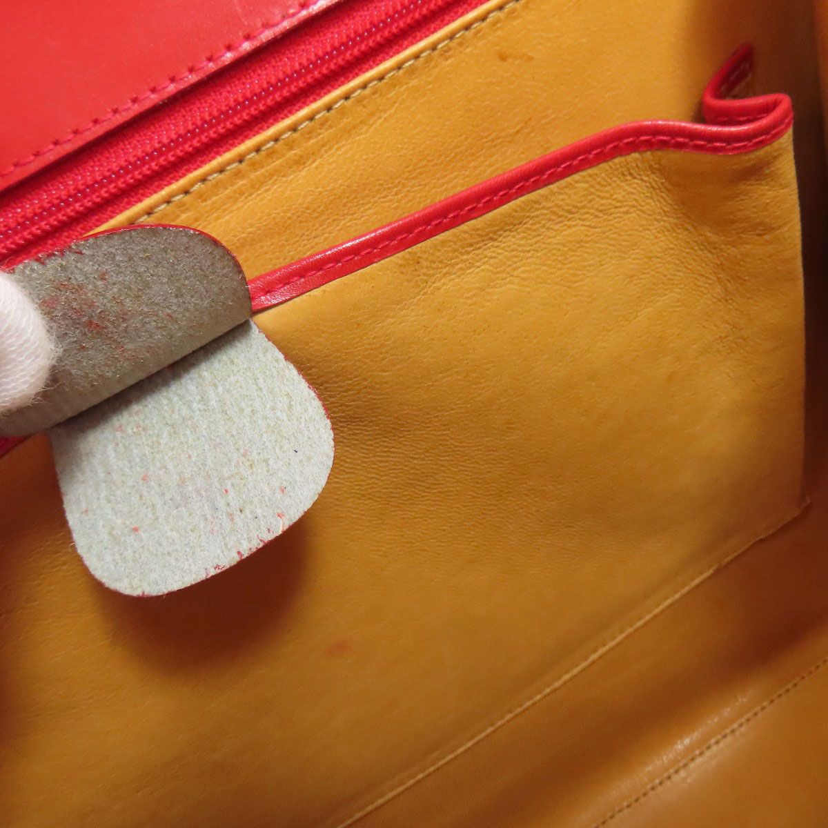 Gucci 000 110 2-Way Handbag Leather — view 8