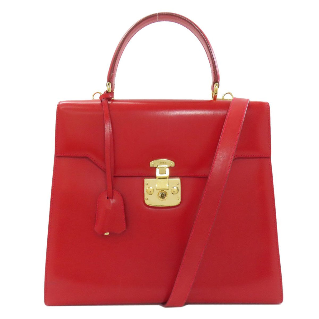 Gucci 000 110 2-Way Handbag Leather
