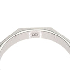Gucci Octagonal Diamond Ring 18k White Gold — view 5