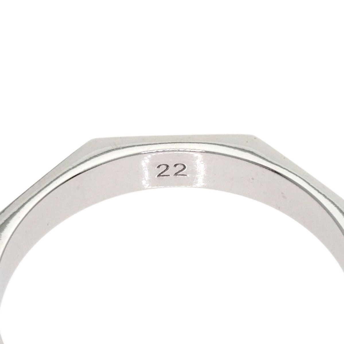 Gucci Octagonal Diamond Ring 18k White Gold — view 5