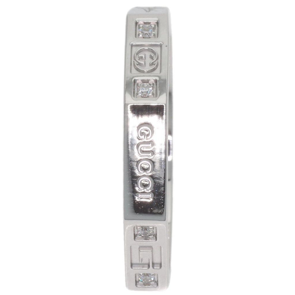 Gucci Octagonal Diamond Ring 18k White Gold — view 3