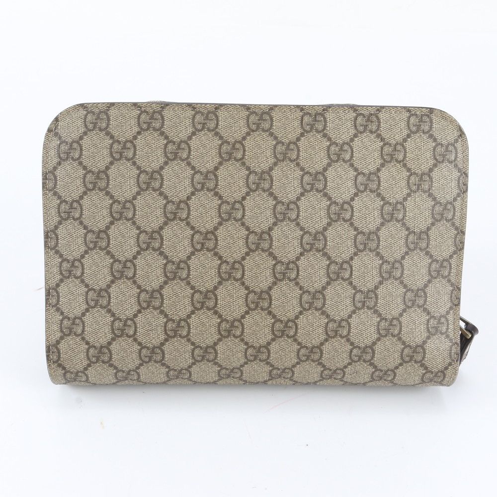 Gucci GG Supreme Leather Clutch Pouch Business — view 3