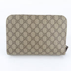 Gucci GG Supreme Leather Clutch Pouch Business — view 3