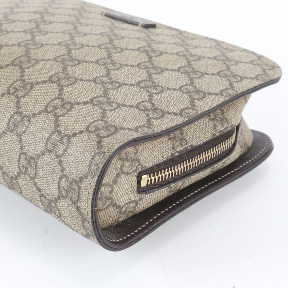 Gucci GG Supreme Leather Clutch Pouch Business — view 4