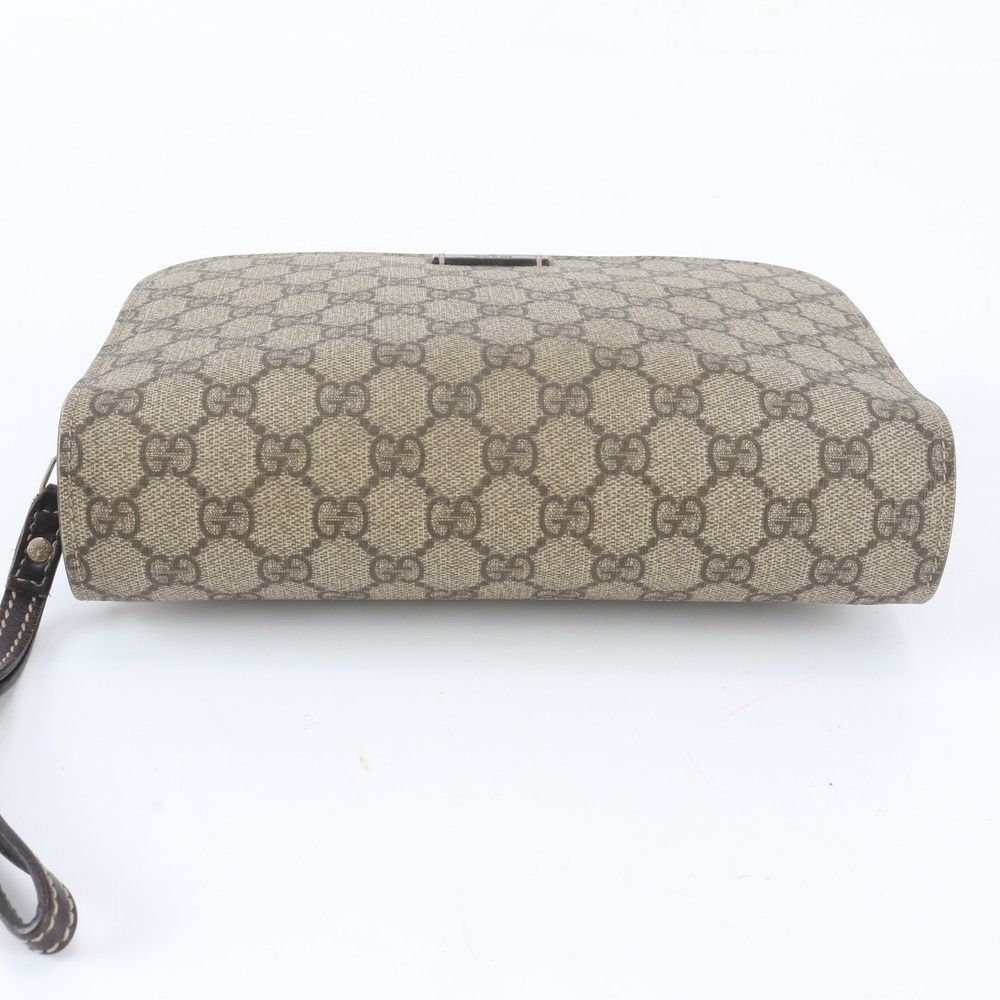Gucci GG Supreme Leather Clutch Pouch Business — view 5