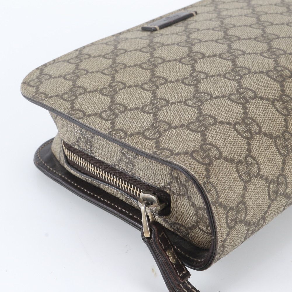 Gucci GG Supreme Leather Clutch Pouch Business — view 6