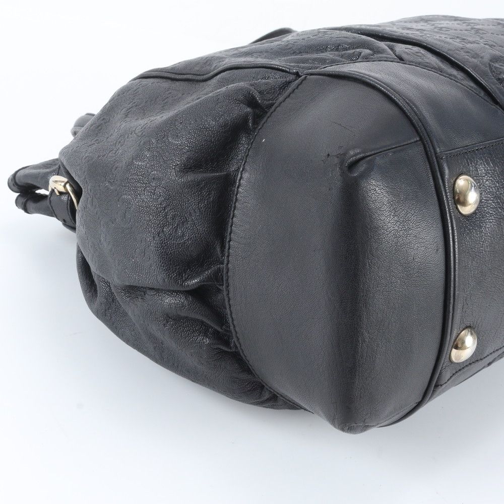 Gucci Guccissima Leather Tote Shoulder Hand Black — view 6
