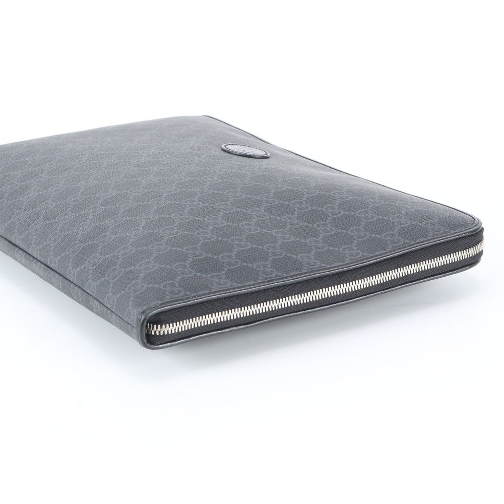 Gucci GG Supreme Leather Clutch Pouch Business — view 3