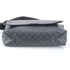 Louis Vuitton Damier Graphite District GM Leather Shoulder Bag Crossbody — view 6