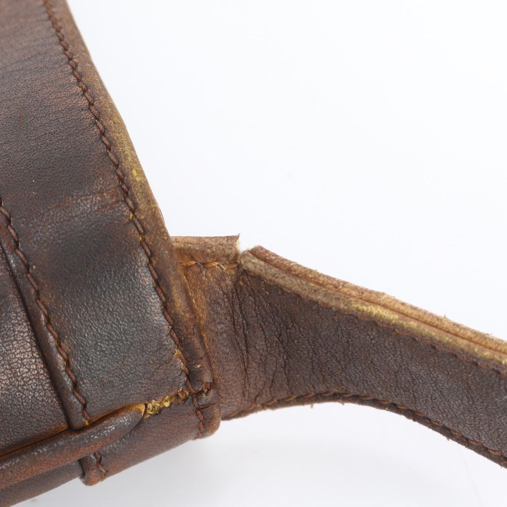 Gucci Sherry Line Interlocking Leather Shoulder Bag Hand Brown — view 8