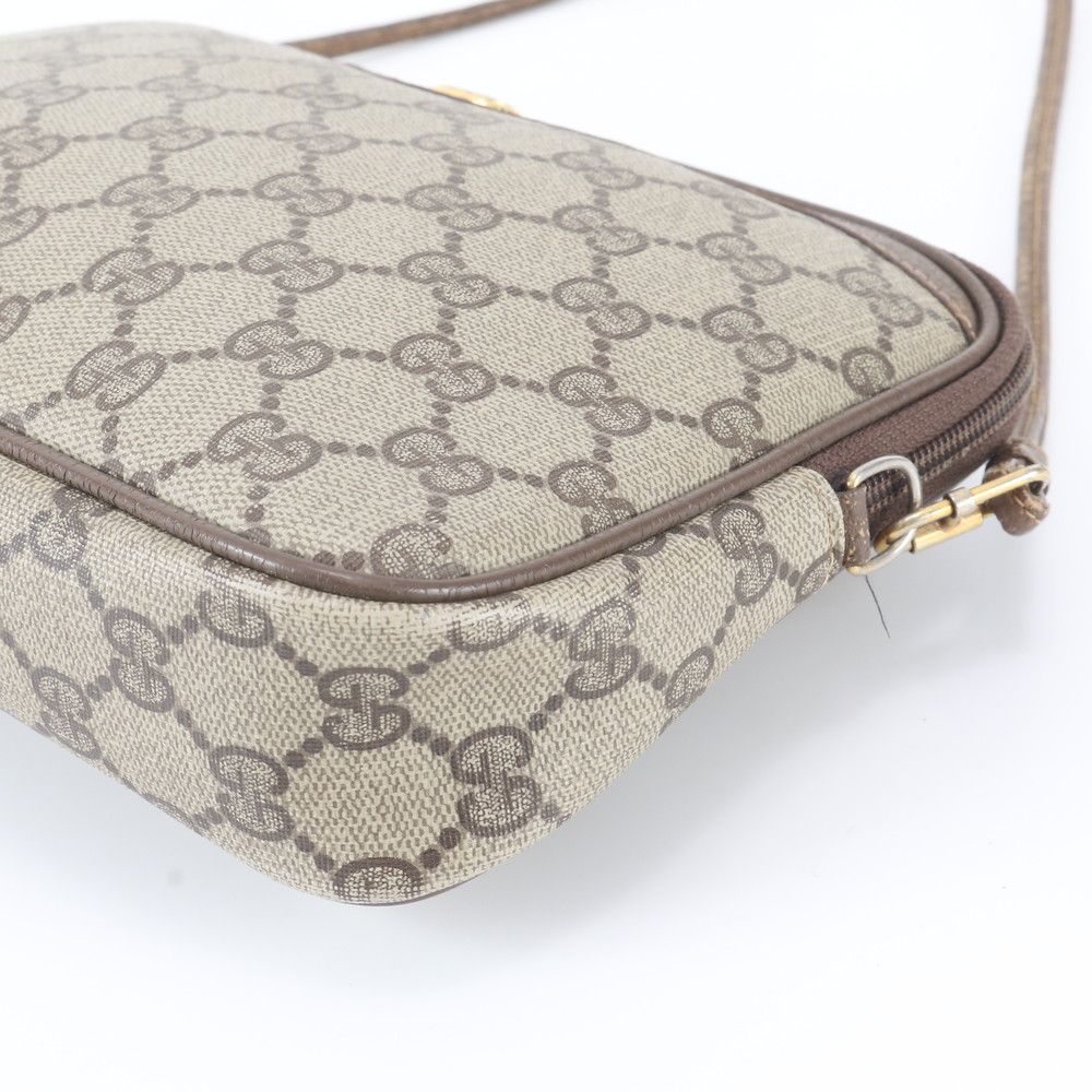 Gucci Vintage GG Supreme Leather Shoulder Bag Crossbody Hand Tote — view 4