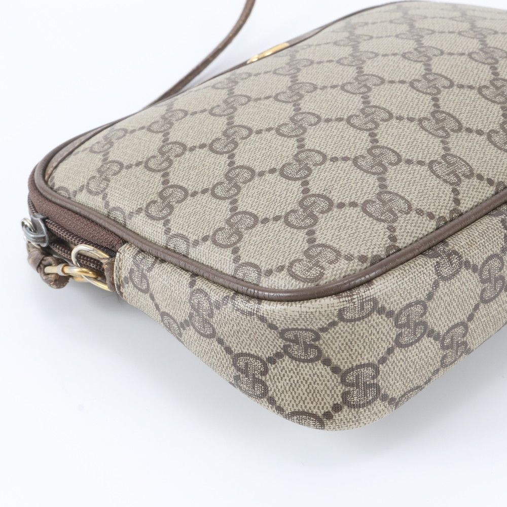 Gucci Vintage GG Supreme Leather Shoulder Bag Crossbody Hand Tote — view 6