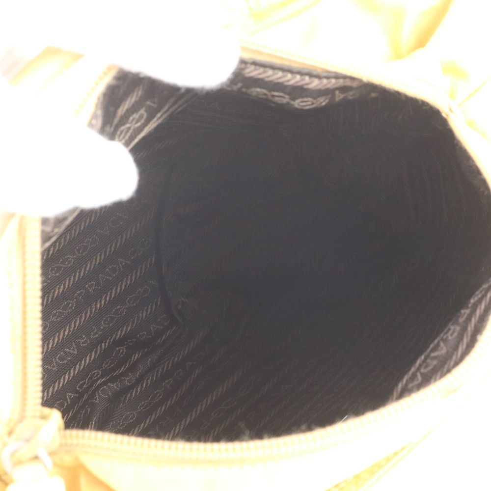Prada Tessuto Nylon Triangle Logo Handbag Tote — view 7
