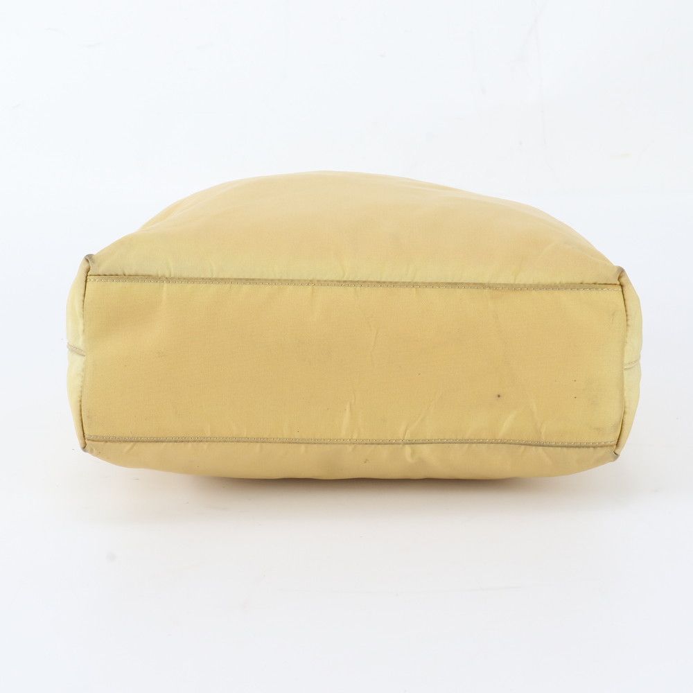 Prada Tessuto Nylon Triangle Logo Handbag Tote — view 6