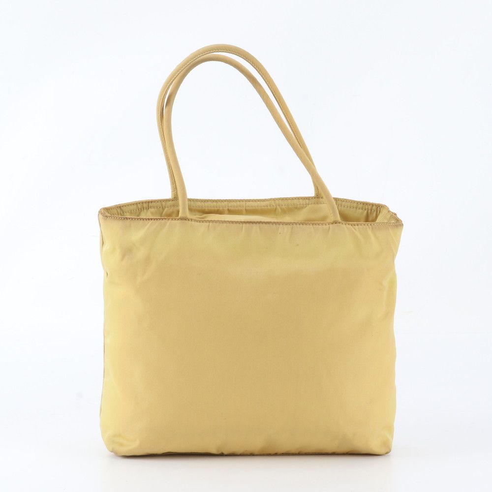 Prada Tessuto Nylon Triangle Logo Handbag Tote — view 3
