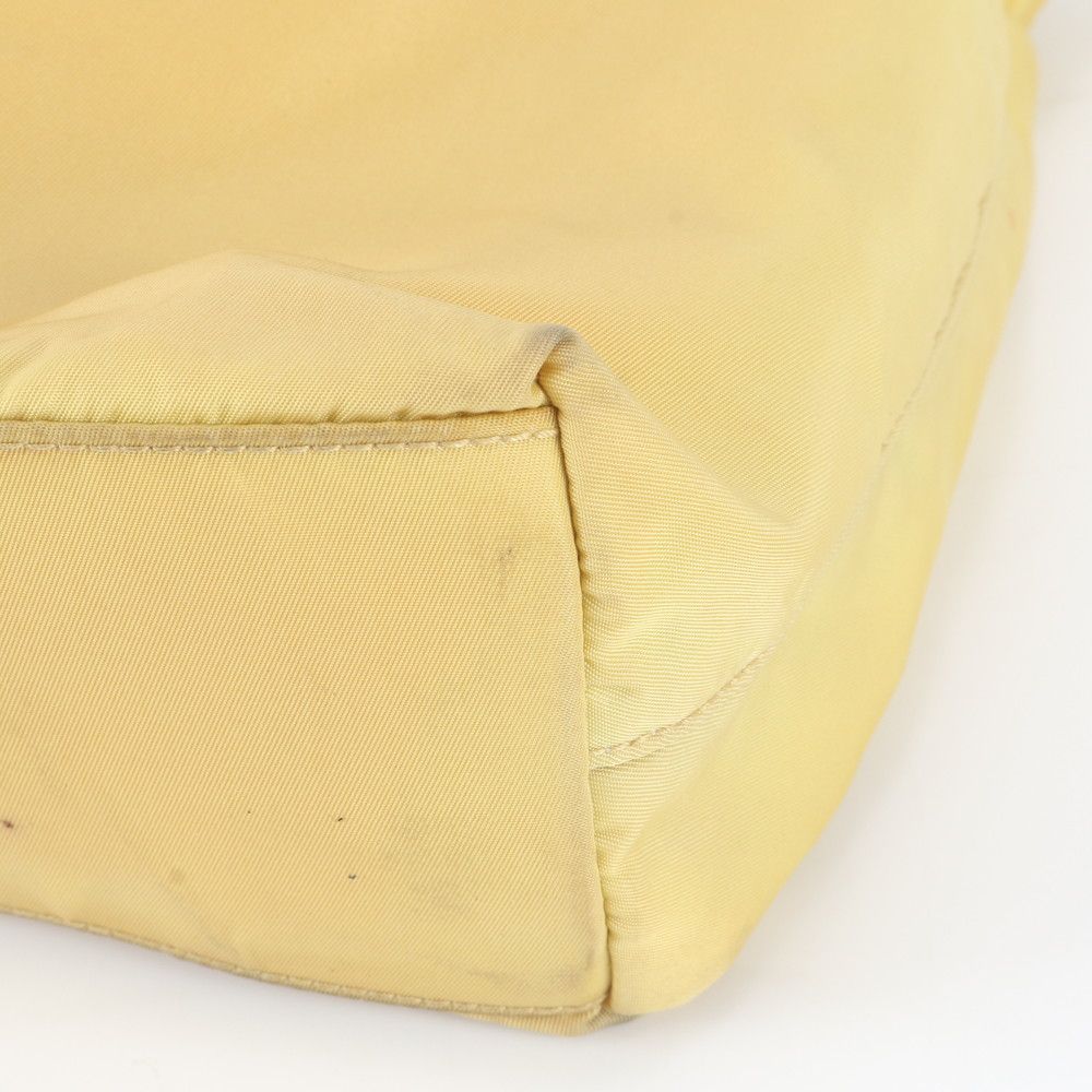 Prada Tessuto Nylon Triangle Logo Handbag Tote — view 8