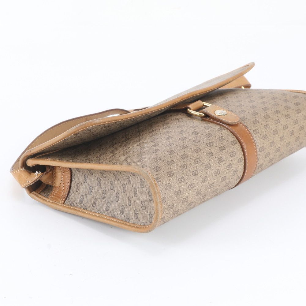 Gucci Micro GG Leather Shoulder Bag Crossbody Hand Tote — view 5