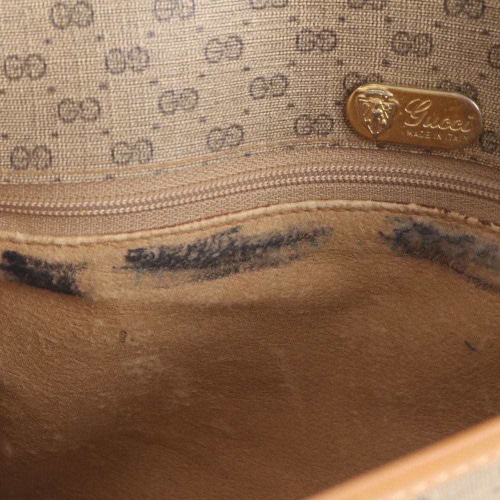 Gucci Micro GG Leather Shoulder Bag Crossbody Hand Tote — view 8