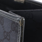 Gucci Jackie GG Canvas 002 Leather Tote Shoulder Black — view 8