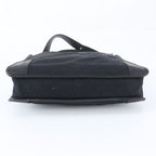 Gucci GG Canvas Leather Shoulder Bag Tote Hand Black — view 5