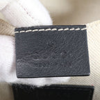 Gucci GG Ribbon Leather 2-Way Handbag Crossbody Tote Shoulder Black — view 8
