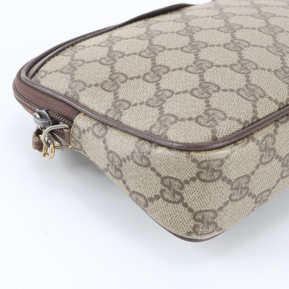 Gucci Vintage GG Supreme 004 58 Leather Shoulder Bag Crossbody Hand Tote — view 6