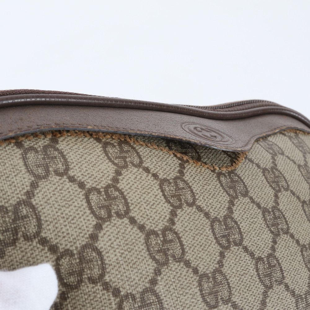 Gucci Vintage GG Supreme 004 58 Leather Shoulder Bag Crossbody Hand Tote — view 8