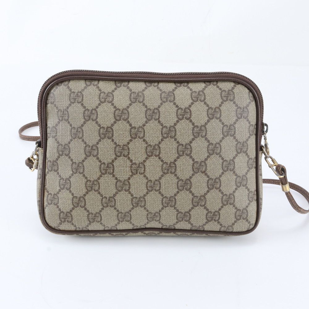 Gucci Vintage GG Supreme 004 58 Leather Shoulder Bag Crossbody Hand Tote — view 3