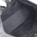 Gucci GG Canvas Leather Tote Shoulder Hand Black — view 7
