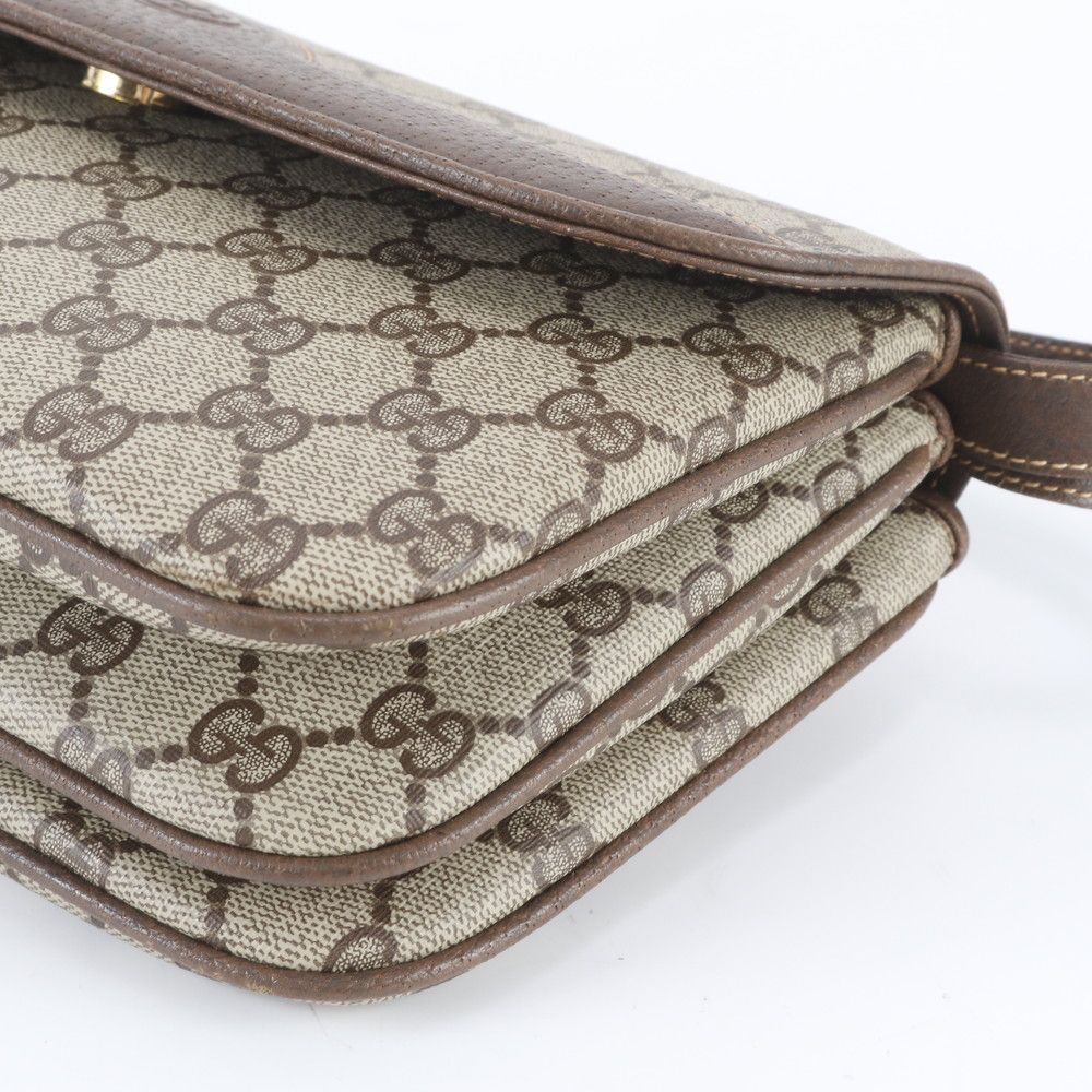 Gucci GG Supreme Leather 2-Way Shoulder Bag Crossbody Hand Tote — view 5