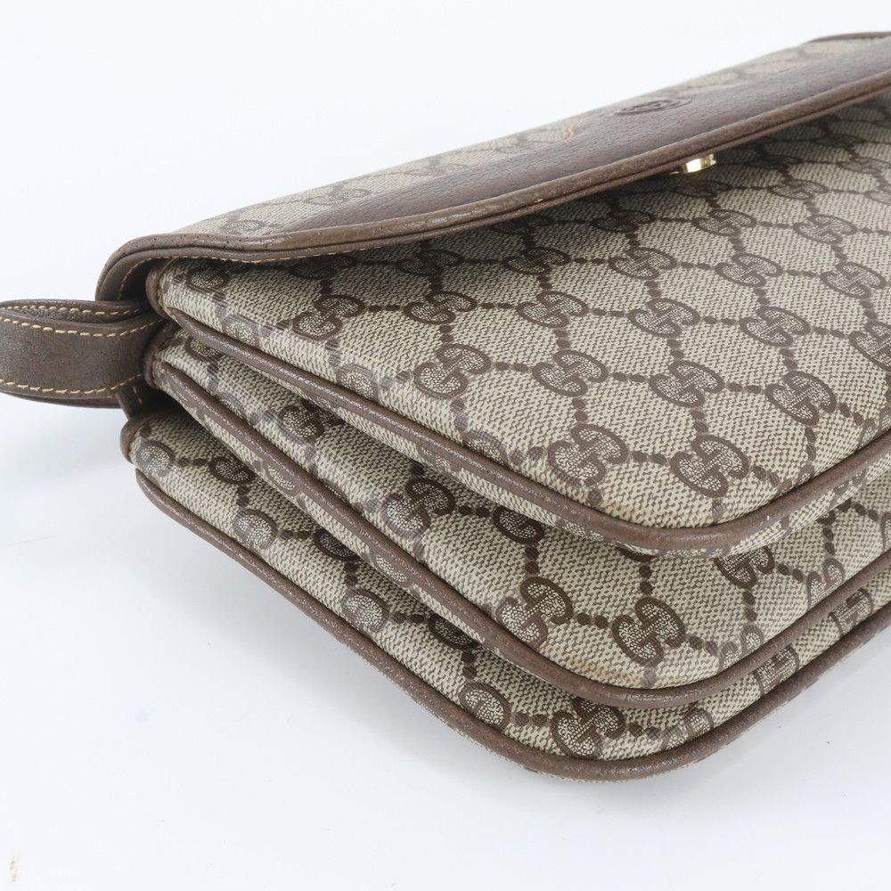 Gucci GG Supreme Leather 2-Way Shoulder Bag Crossbody Hand Tote — view 7