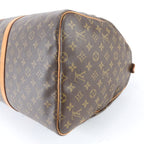 Louis Vuitton Monogram Keepall 55 Leather Boston Bag Tote — view 4