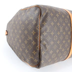 Louis Vuitton Monogram Keepall 55 Leather Boston Bag Tote — view 6