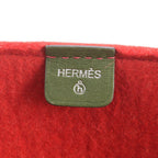 Hermes Petit Ash Leather Canvas Tote Shoulder Hand — view 9