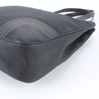 Loewe Anagram Repeat Leather Nylon Tote Shoulder Black — view 4