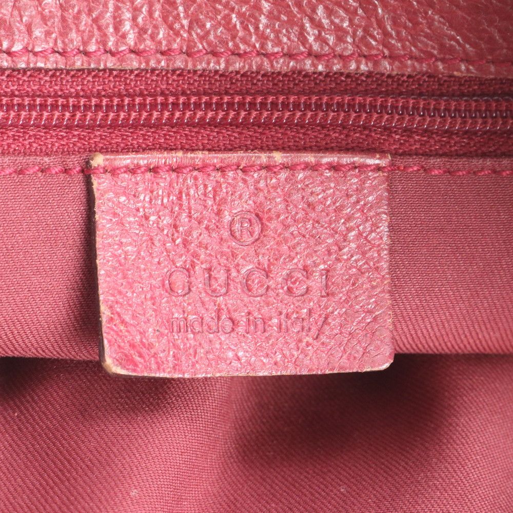 Gucci GG Canvas Leather Tote Shoulder Hand — view 8
